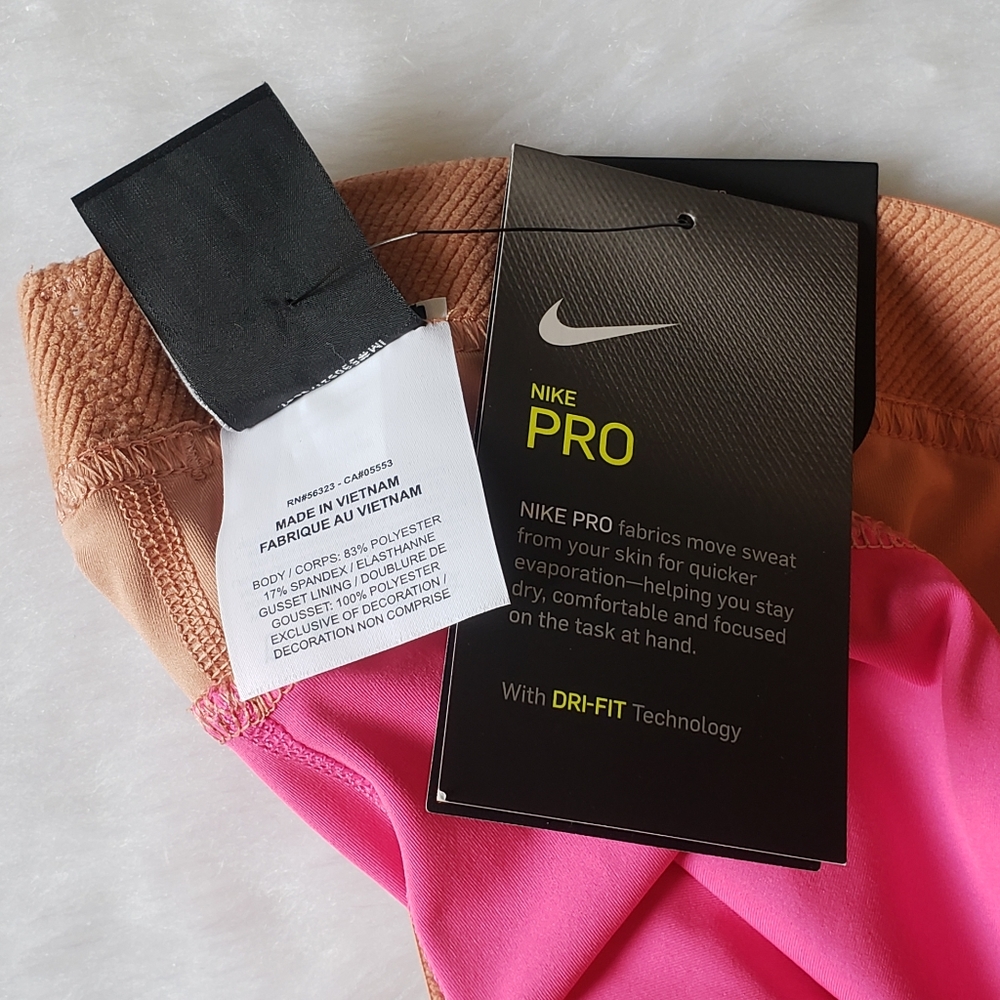 NIKE PRO Spandex Lycra Leggings Shorts NEW - Picture 5 of 6